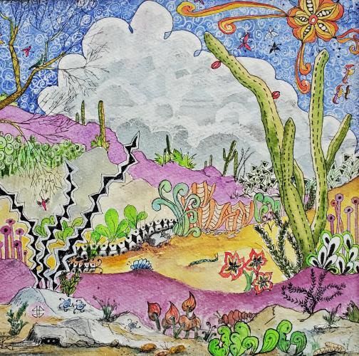 Cloud Tangle by Judy Constantine