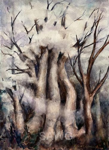 Ghostly Trees by Anne Leonard