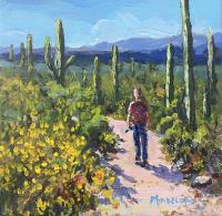 Walking Among the Saguaros by Madeleine Shulman