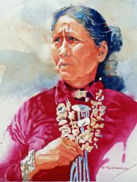 Navajo Matriarch by Barry Sapp