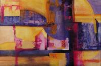 Abstract City Landscape by Del Marinello