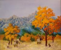 Fall in Elk Country by Summer Celeste