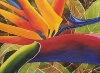 Tropical Bird of Paradise 1 by Maureen Henson-Brunke