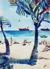 Ft. Lauderdale Beach by Virginia Vovchuk