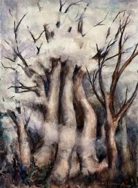 Ghostly Trees by Anne Leonard